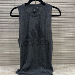 Adidas Charcoal Sleeveless Tee